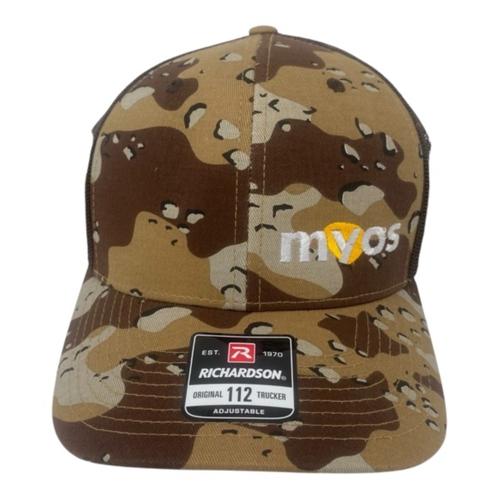 Myos Mesh Back Trucker Hat Snapback Adjustable Camouflage Richardson 112P NWT